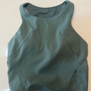 lululemon athletica Green Invigorate Train Tank Like New